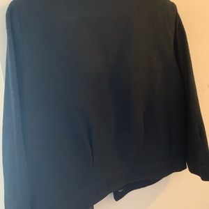 Black 3/4 sleeve jacket